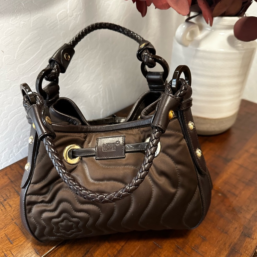 Montblanc HandBag Sac STARISMA DALILA” Borsa Braided Handle